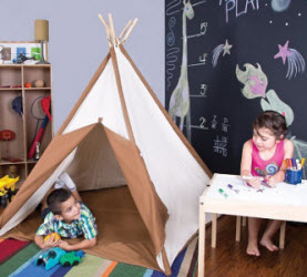 teepees for imaginative play