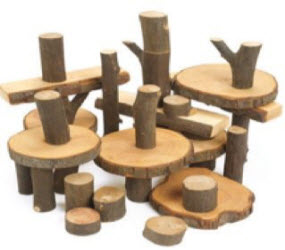 wooden block construction toys