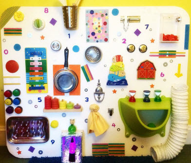 DIY sensory board toddlers